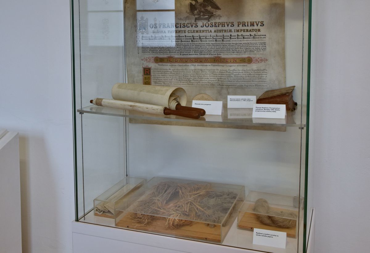 vyroba papiera expozicia