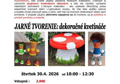 info_plagatik_9.x_MpS_v_Klube_JDS-dekoracne_kvetinace_-stvrtok_30.4._2026_original