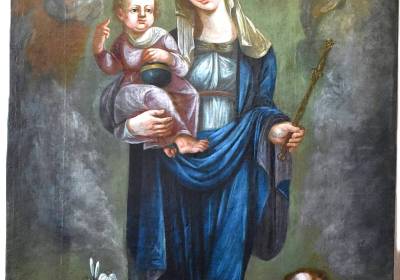 Obraz Panny Márie s Ježiškom - po reštaurovaní