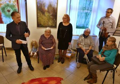 Zástupca riaditeľa Liptovského múzea Jiří Přibyl počas príhovoru