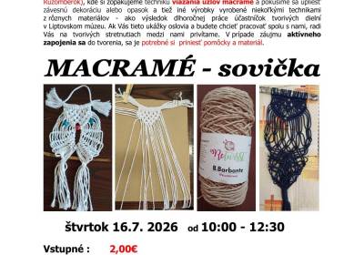 16_7_RK_info_plagatik_19.x_MpS_v_Klube_JDS-_Macrame_-_sovicka_-stvrtok_16.7._2026_original