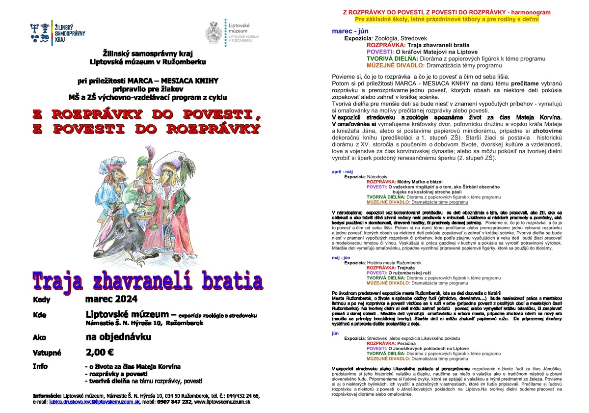 plagát Traja zhavranelí bratia 2024 f