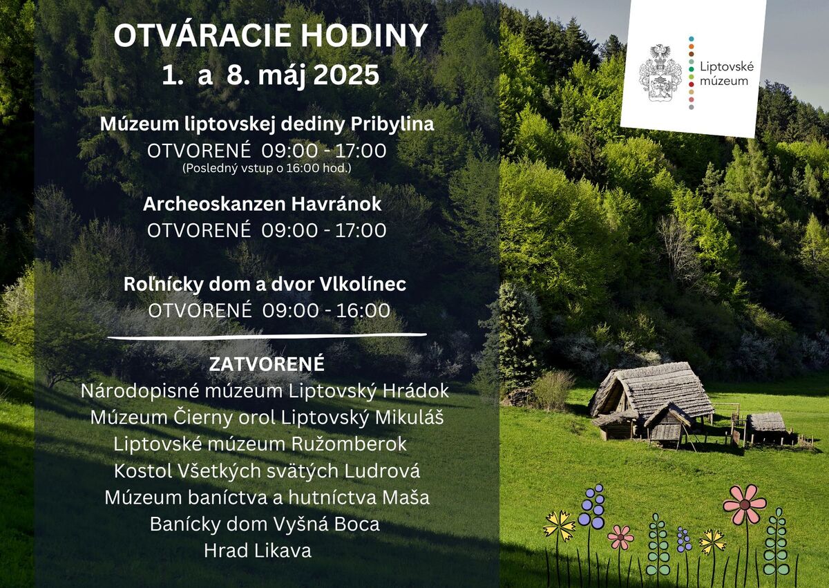 otvaracie hodiny sviatok prace maj 2025