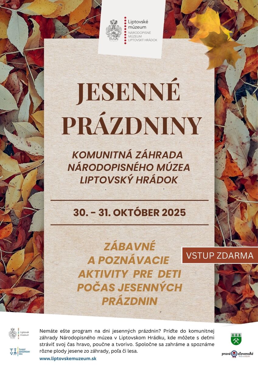 Jesenne prazdniny NM LH Lubka Richterova