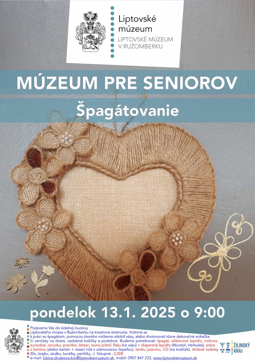plagát MpS Špagátovanie 13.1.2025