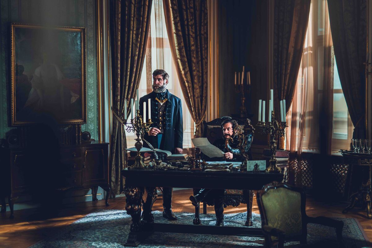 Lajos Kossuth v pracovni Primaciálny palác
